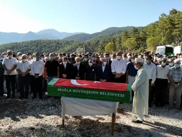 Ormancılara su taşırken hayatını kaybeden Şahin, son yolculuğuna uğurlandı