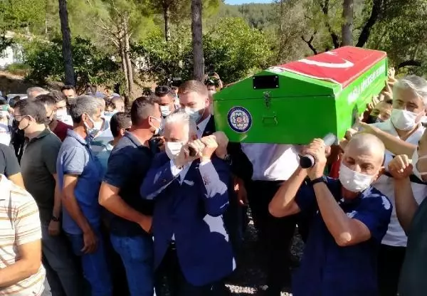 Ormancılara su taşırken hayatını kaybeden Şahin, son yolculuğuna uğurlandı