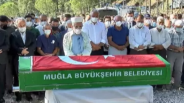 Ormancılara su taşırken hayatını kaybeden Şahin, son yolculuğuna uğurlandı