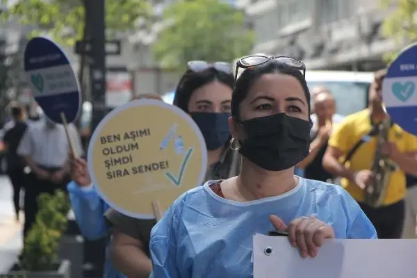Samsun'da 'Hedef 1 Günde 55.555 Aşı' kapmanyası