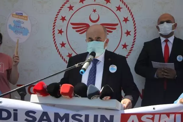 Samsun'da 'Hedef 1 Günde 55.555 Aşı' kapmanyası