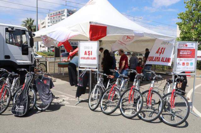 Samsun'da korona aşısı olana hediye verilecek kampanya başladı