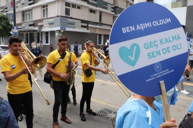 Samsun'da korona aşısı olana hediye verilecek kampanya başladı