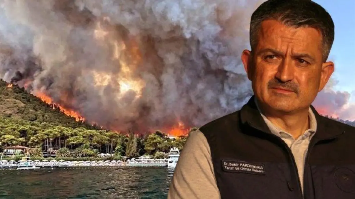 Son Dakika! Tarım ve Orman Bakanı Pakdemirli: Şu anda aktif olan yangınlarda iyiye gidiş var, 57 nokta kontrol altına alındı