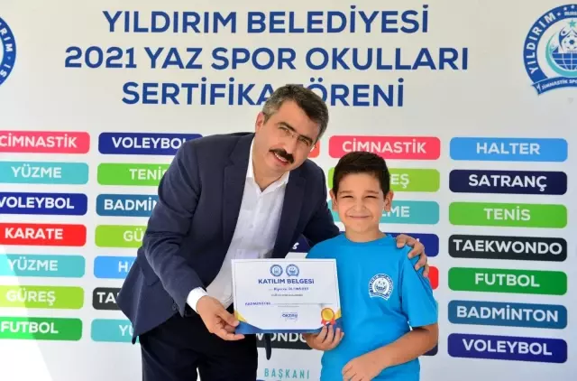 Yaz spor okulları ilk dönem mezunlarını verdi