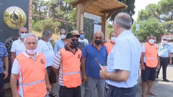 ADALAR'DA ORMANLARDA DENETİM