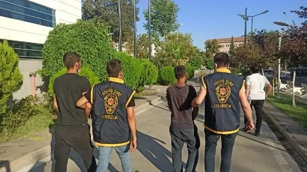 Adıyaman'da hırsızlık şüphelisi 3 kişi tutuklandı