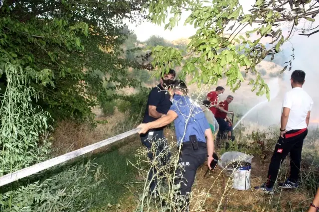 Son dakika haberleri! Adıyaman'da korkutan bahçe yangını