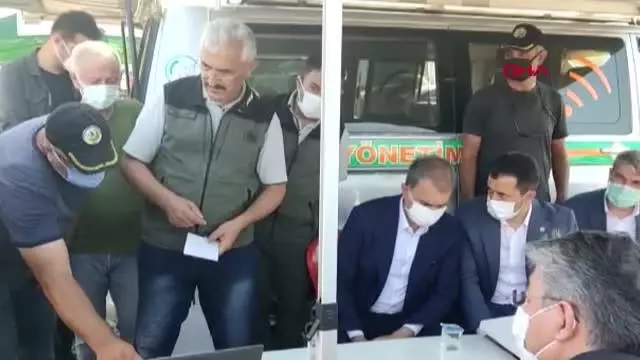 AK PARTİ SÖZCÜSÜ ÖMER ÇELİK, KADİRLİ'DE İNCELEME YAPTI