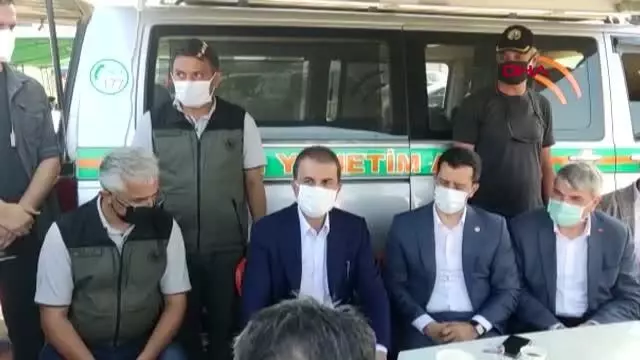 AK PARTİ SÖZCÜSÜ ÖMER ÇELİK, KADİRLİ'DE İNCELEME YAPTI