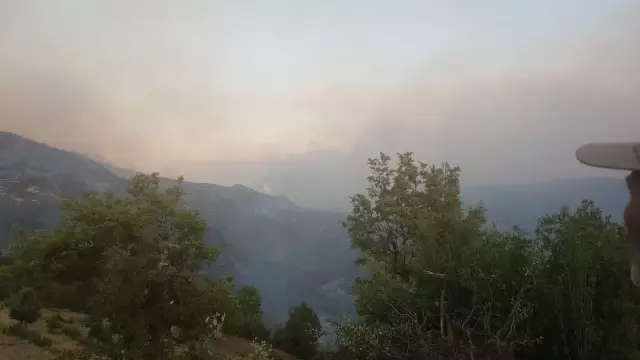 Son dakika haberi! Akseki'de orman yangını devam ediyor