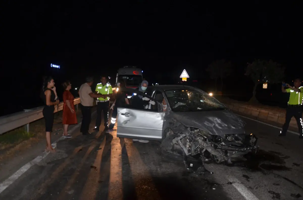 Trafik kazası: 1 yaralı
