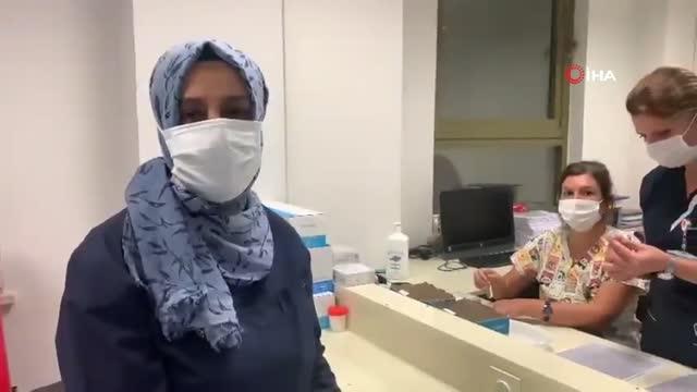 bakan koca bugun 1 milyonuncu doz asiya mersi 14299430 o
