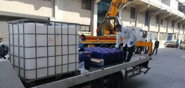 BAŞAKŞEHİR'DE UYUŞTURUCU ÜRETİMİNDE KULLANILAN 3 TON HAM MADDE ELE GEÇİRİLDİ