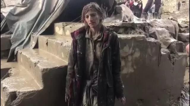 Sel nedeniyle 5 ev yıkıldı (3)