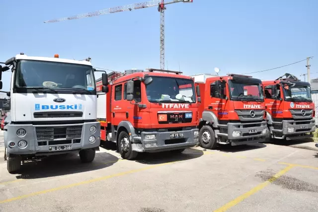 Bursa Büyükşehir Belediyesinden Marmaris'teki yangın söndürme çalışmalarına destek
