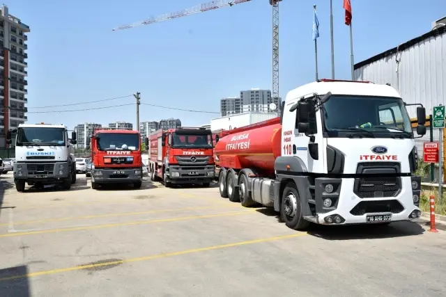 Bursa Büyükşehir Belediyesinden Marmaris'teki yangın söndürme çalışmalarına destek