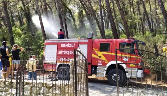 Son dakika haberi: Büyükşehir itfaiye ekipleri yangınla canla başla mücadele ediyor.