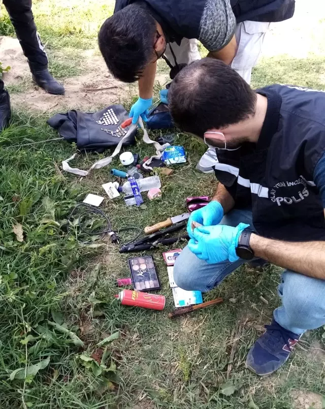 Çalıntı araçla şehir turu tarlada bitti