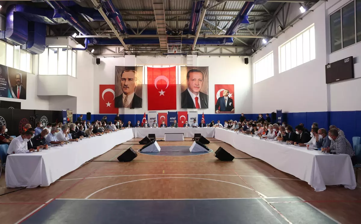 Cumhurbaşkanı Erdoğan, Manavgat'ta orman yangınlarıyla ilgili açıklamalarda bulundu: (1)