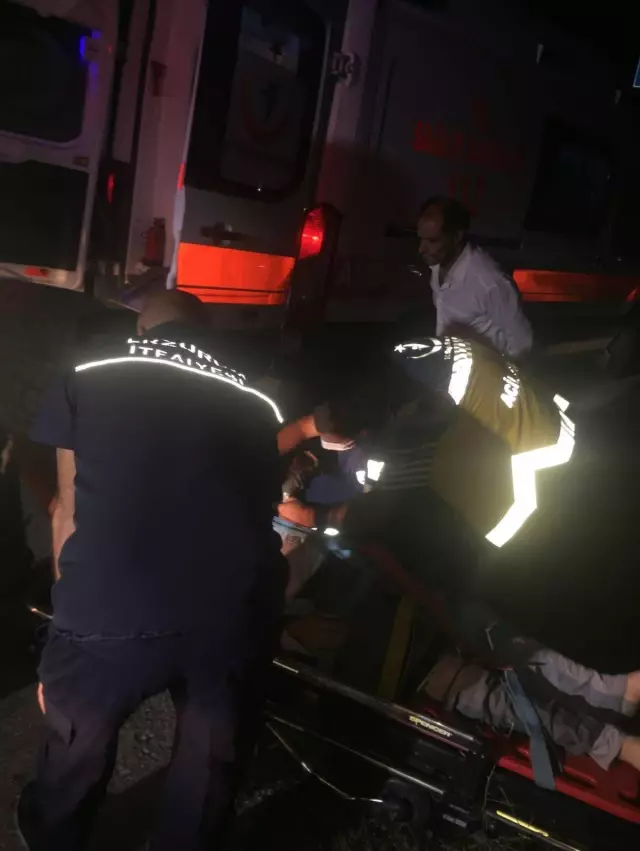Erzurum'da hafif ticari araç istinat duvarına çarptı: 1 ölü,1 yaralı