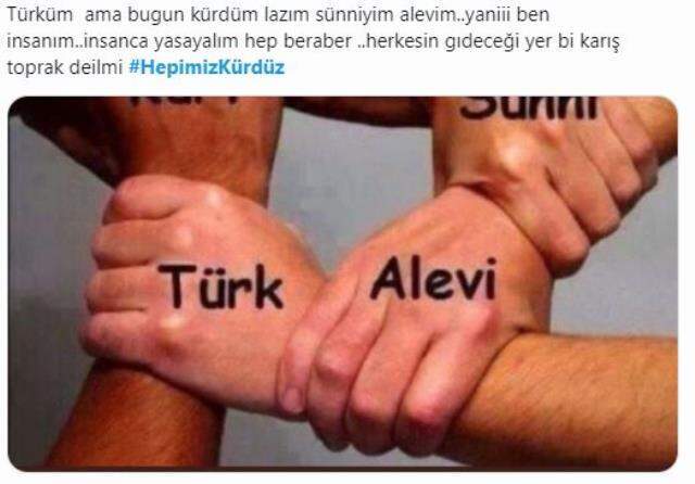 Konya'daki vahşetin ardından tepki çığ gibi! Sosyal medyada 'hepimizkürdüz' başlığıyla binlerce paylaşım