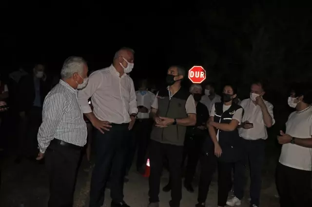 Son dakika haber | Marmaris'te incelemede bulunan Bakan Ersoy: Bu akşam itibarıyla rüzgar lehimize