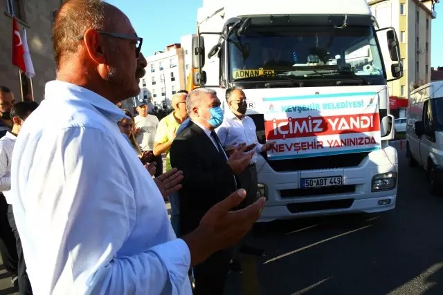 Nevşehir'den Manavgat'a bir tır yardım gönderildi