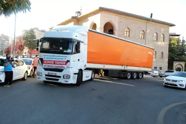 Nevşehir'den Manavgat'a bir tır yardım gönderildi
