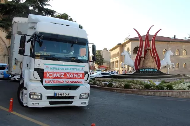 Nevşehir'den Manavgat'a bir tır yardım gönderildi