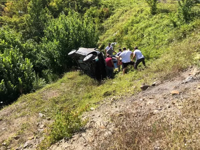 Samsun'da otomobil devrildi: 2 ölü