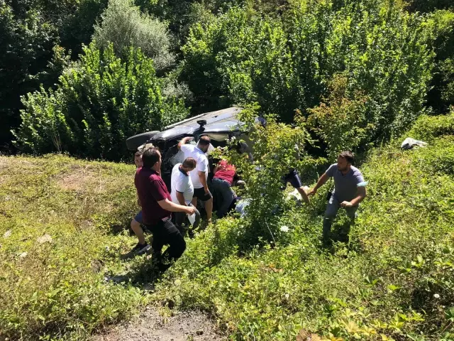 Samsun'da otomobil devrildi: 2 ölü