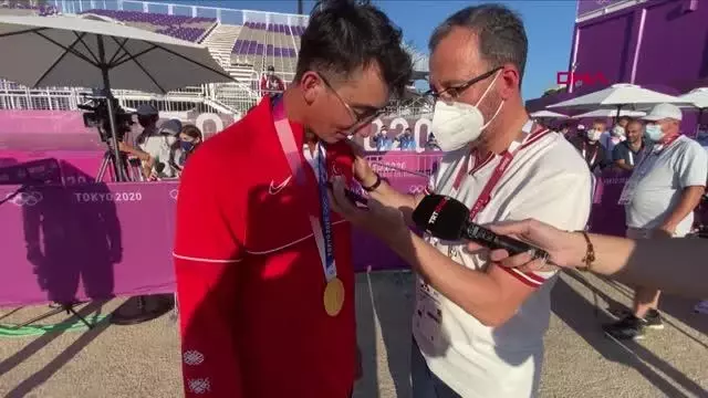 SPOR Cumhurbaşkanı Erdoğan, olimpiyat şampiyonu milli okçu Mete Gazoz'u telefonla arayarak tebrik etti