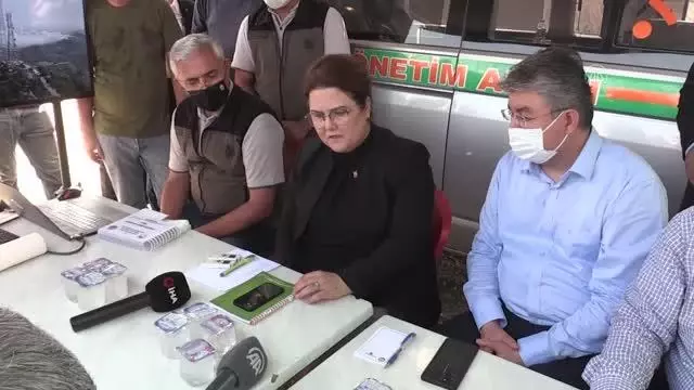 Bakan Yanık, Osmaniye'de orman yangınında zarar gören alanlarda incelemede bulundu Açıklaması