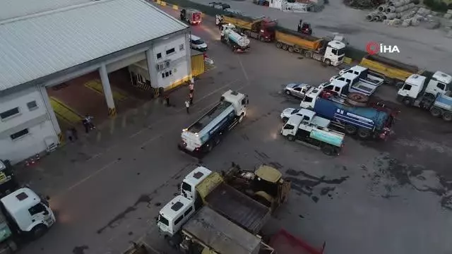 Antalya'daki yangını söndürme çalışmalarına Pendik Belediyesi'nden destek