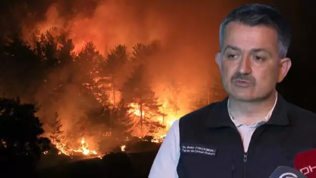 Bakan Pakdemirli'den yangınlarla ilgili dikkat çeken uyarı: Bugün nem yüzde 10'a düşüyor, çok dikkatli olmamız lazım Bakan Pakdemirli'den yangınlarla ilgili dikkat çeken uyarı: Bugün nem yüzde 10'a düşüyor, çok dikkatli olmamız lazım