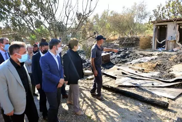 Son Dakika | BAKAN YANIK, ADANA VE OSMANİYE'DEKİ YANGIN BÖLGELERİNDE