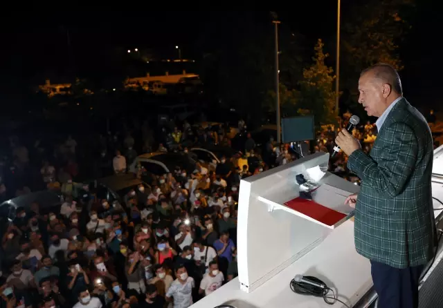 Cumhurbaşkanı Erdoğan, Marmaris'te halka hitap etti Açıklaması