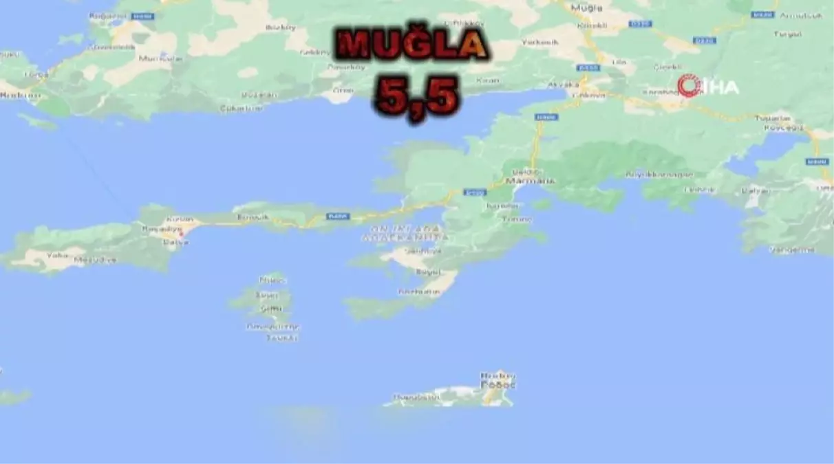 Datça'da sarsıntılar sürüyor