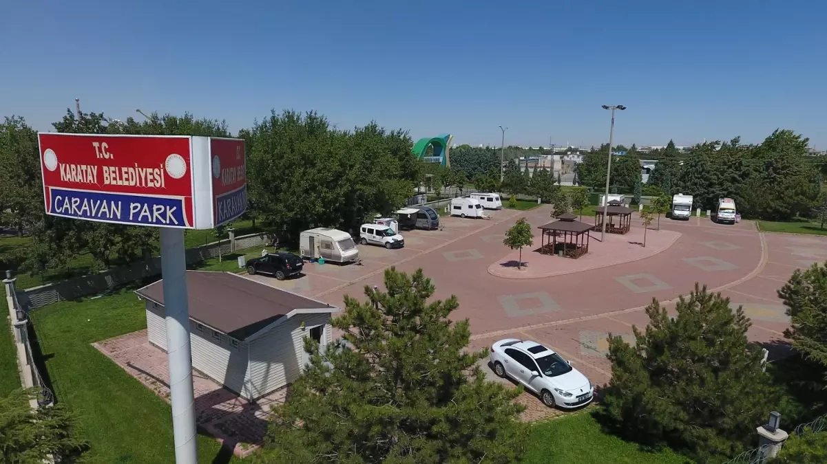 Karatay Belediyesi Karavan Parkı turistlerin ilgi odağı olmaya devam ediyor
