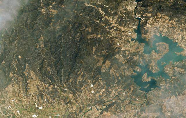 Manavgat ve Marmaris'teki orman yangınları Göktürk-1 ve Göktürk-2 uydularınca fotoğraflandı