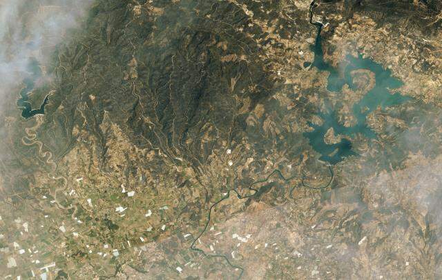 Manavgat ve Marmaris'teki orman yangınları Göktürk-1 ve Göktürk-2 uydularınca fotoğraflandı