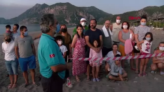 Yangın dumanı ufku kapladı, yavru carettalar yönlerini bulamadı