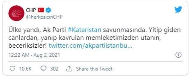 AK Parti, Kılıçdaroğlu'nu etiketleyerek yaptığı 'Katar' paylaşımını gelen tepkiler üzerine sildi
