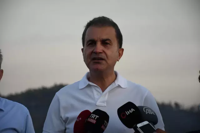 AK Parti'li Ömer Çelik'ten Adana'da orman yangınlarıyla ilgili açıklama Açıklaması
