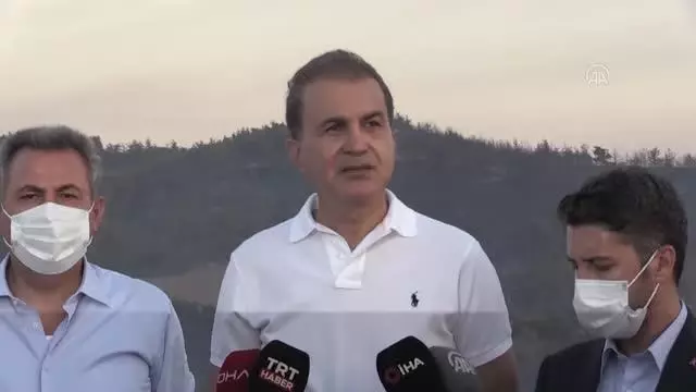 AK Parti'li Ömer Çelik'ten Adana'da orman yangınlarıyla ilgili açıklama Açıklaması