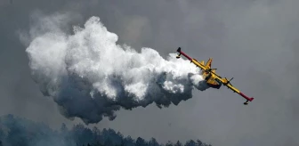 Avrupa Birliği'den gönderilen yangın söndürme uçakları sabah saatlerinde çalışmalara katılacak