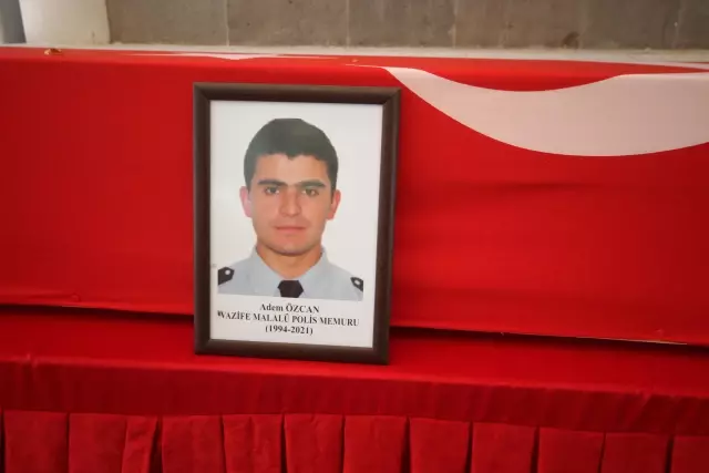 Boğularak hayatını kaybeden vazife malulü polis memuru son yolculuğuna uğurlandı