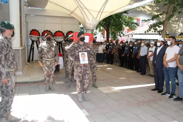 Boğularak hayatını kaybeden vazife malulü polis memuru son yolculuğuna uğurlandı