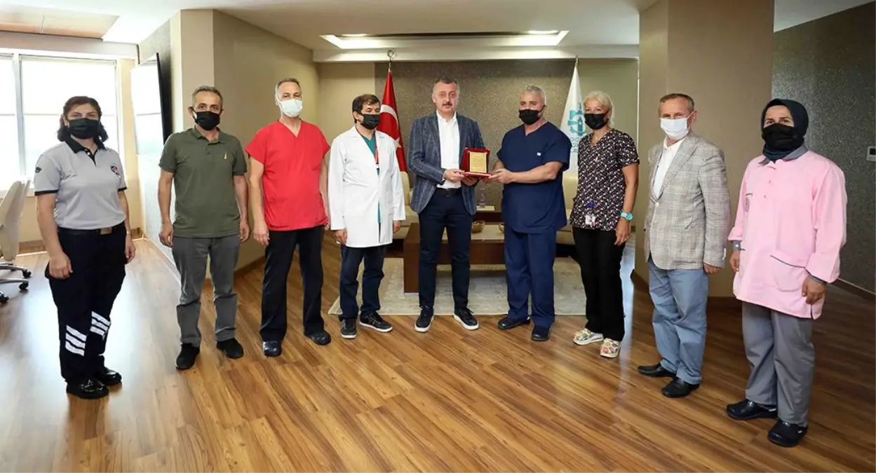Başkan Büyükakın, sağlık çalışanlarını konuk etti
